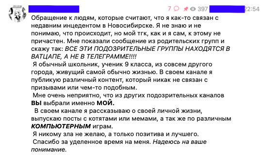 Фото «Никому не желаю зла»: родители обвинили блогера в смерти четвероклассницы под Новосибирском 2